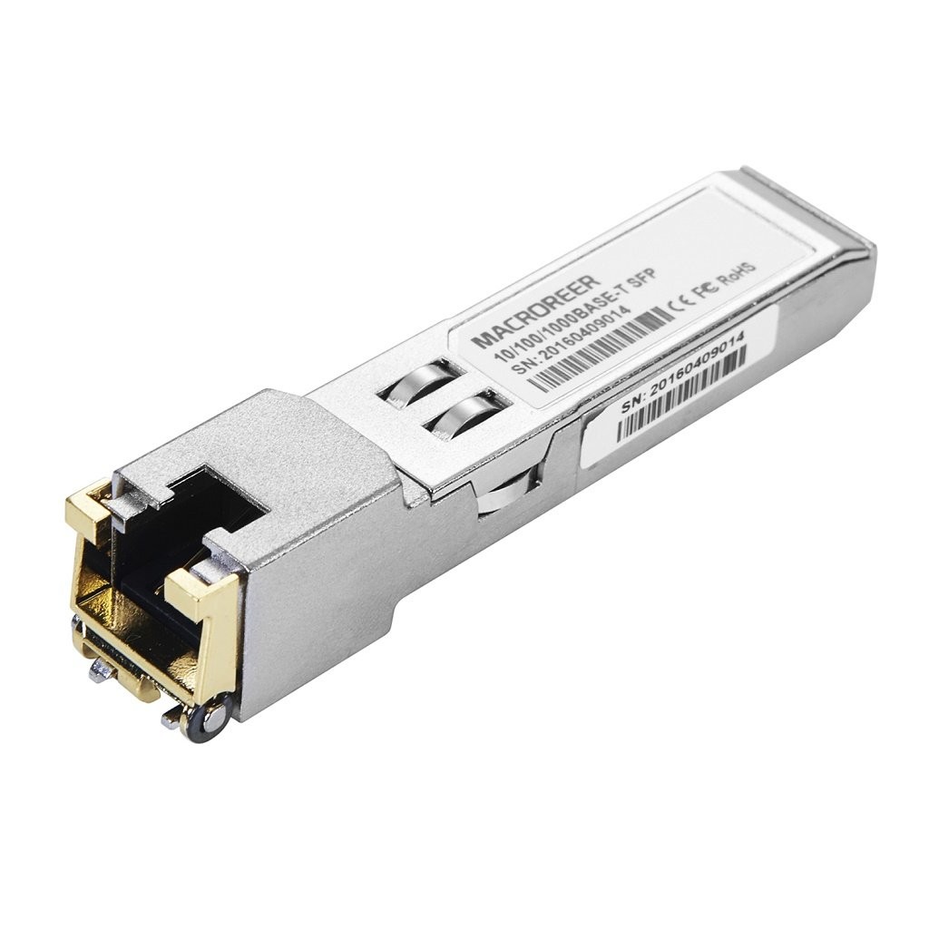 10/100/1000BASE-T| SFP-T Copper SFP Module Auto-Negotiation Mini-GBIC RJ45 Co...