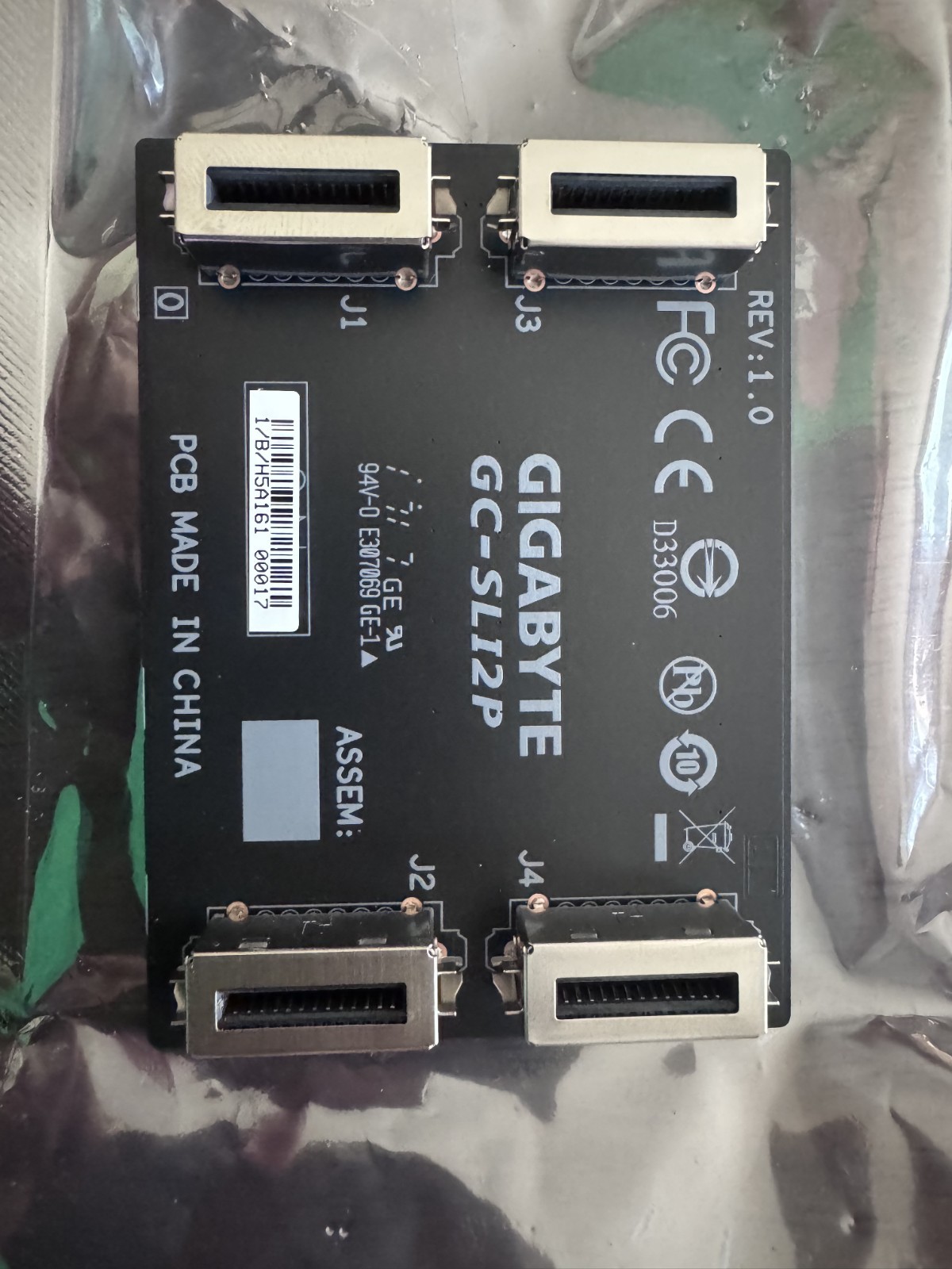 1pcs New SLI Bridge GC-SLI2P 60mm 2 Ways For Gigabyte NVIDIA Graphics Video Card