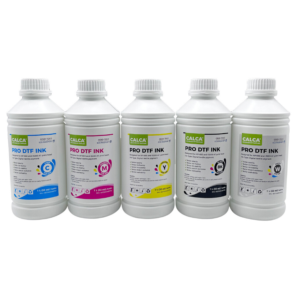 CALCA 1L PRO Direct to Transfer Film DTF Inks for  Printheads Water-based