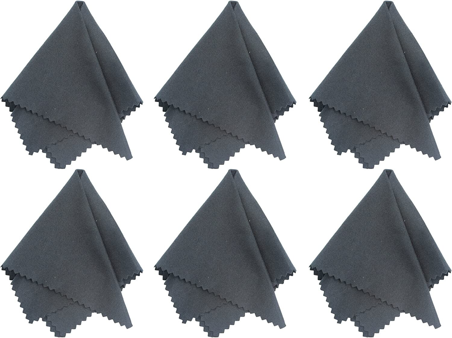 (6 pack) TechMatte Microfiber Cleaning Cloth for Laptop, Desktop, Cellphone