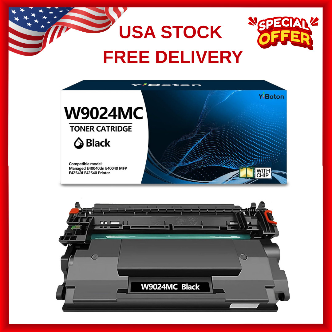 W9024MC Black Toner Cartridge Replacement for HP W9024 W9024MC Toner Cartridg...