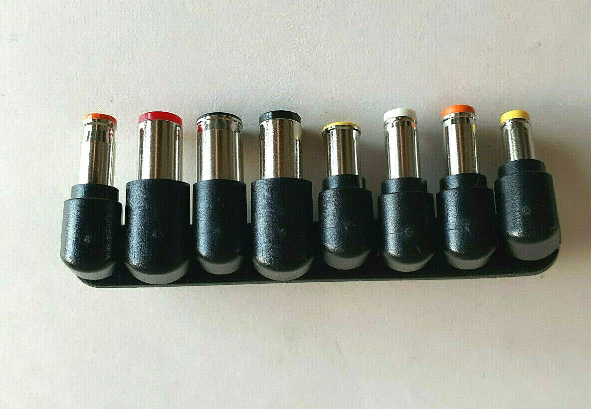 8Pcs Universal Laptop DC Power Supply Charger Plug Jack Connector