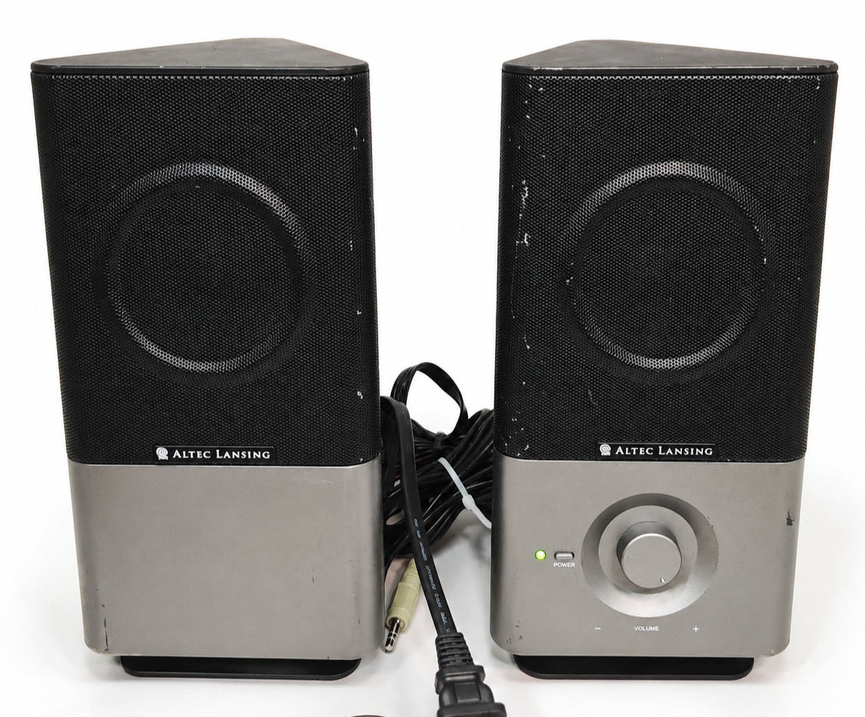 Altec Lansing 220 2-Piece Multimedia Computer Speakers Tested Working 120V