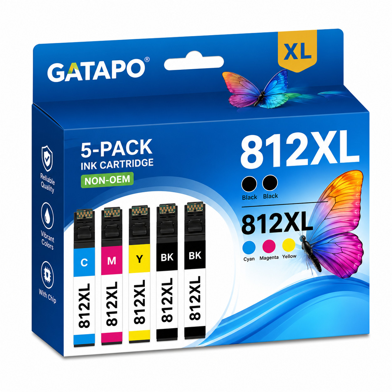 812XL T812XL Ink For Epson 812 XL Workforce Pro WF-7840 WF-7820 WF-7310 EC-C7000