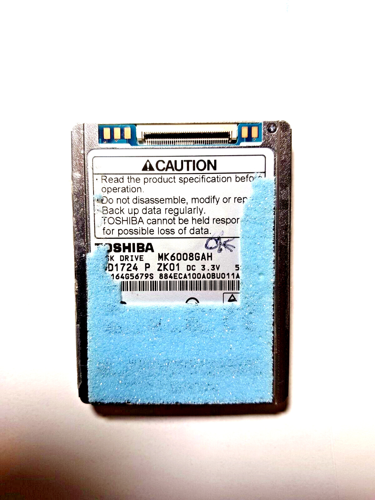 OEM Toshiba MK6008GAH 60gb 1.8" ZIF/CE HDD For IPOD 5th gen  USA Seller
