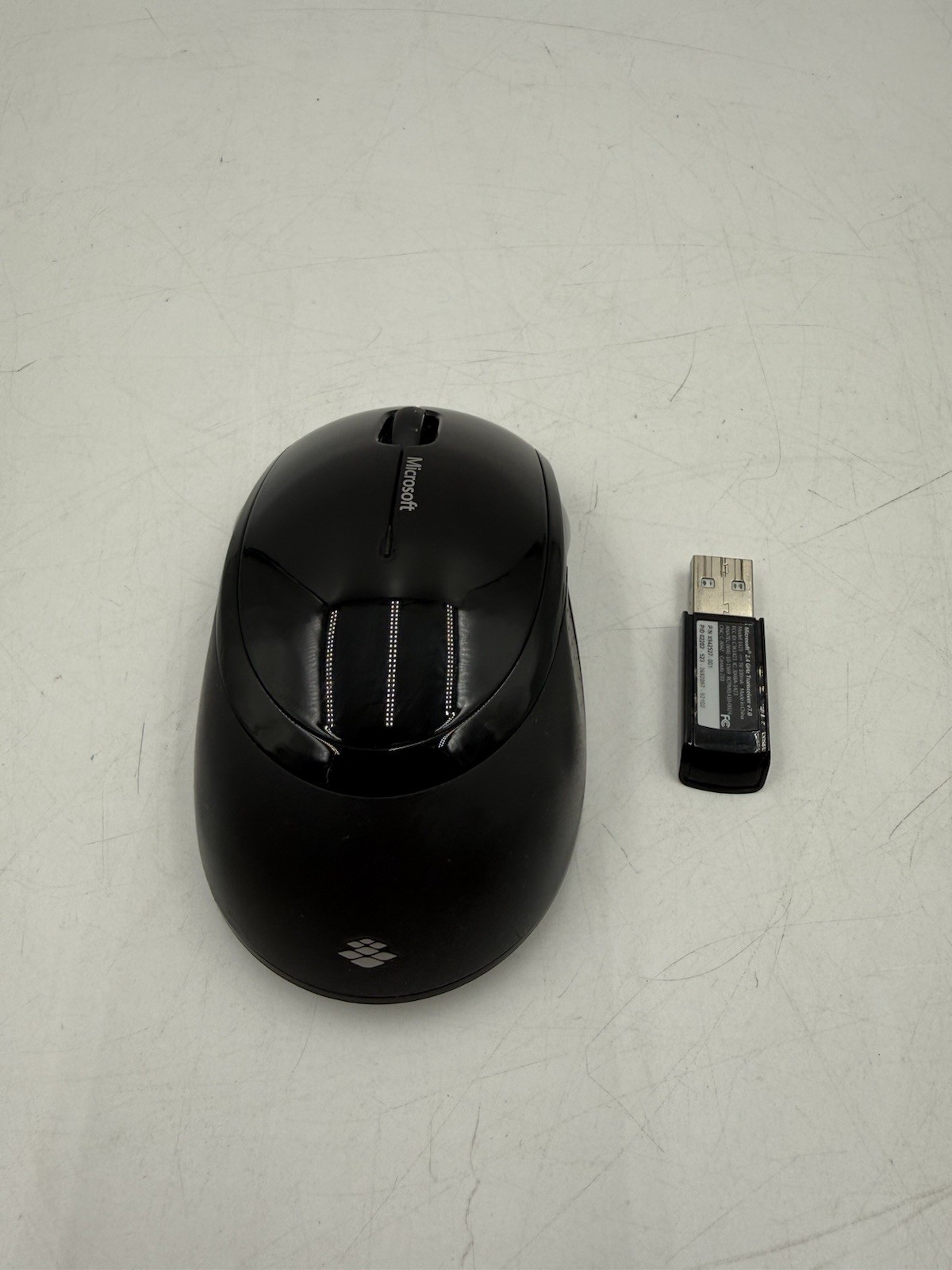 Microsoft Wireless Mouse 5000 Model 1387 w/ USB Dongle Tested Working