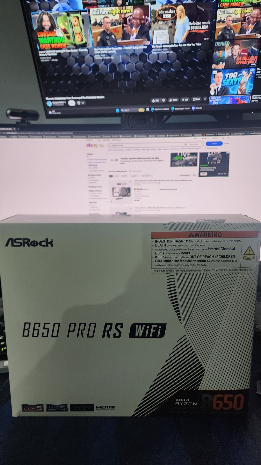 ASRock B650 Pro RS WiFi AM5 AMD B650 ATX Motherboard