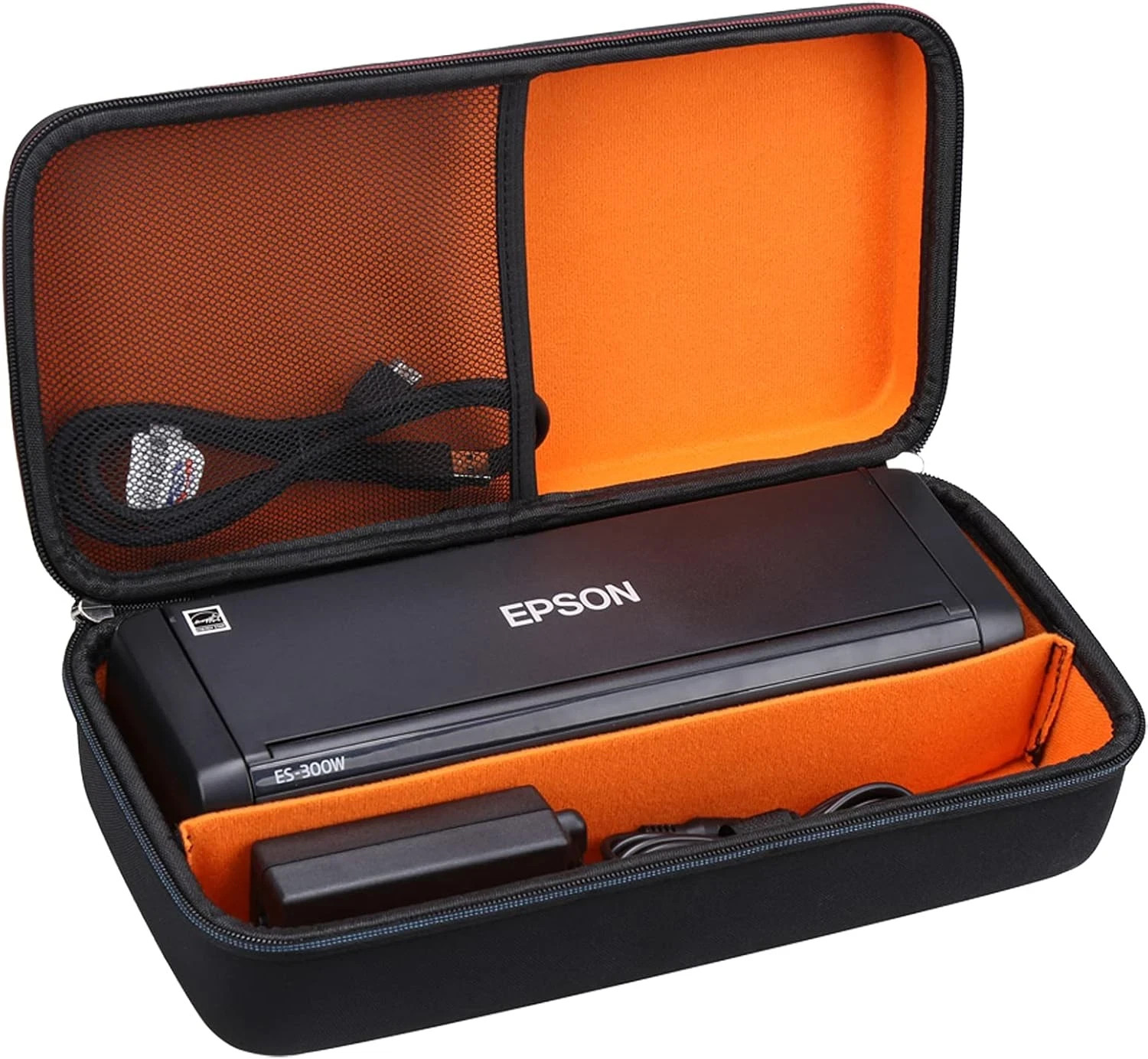 Mchoi Hard Portable Case Compatible with Epson Workforce ES-300W/ES-200/ES-300WR