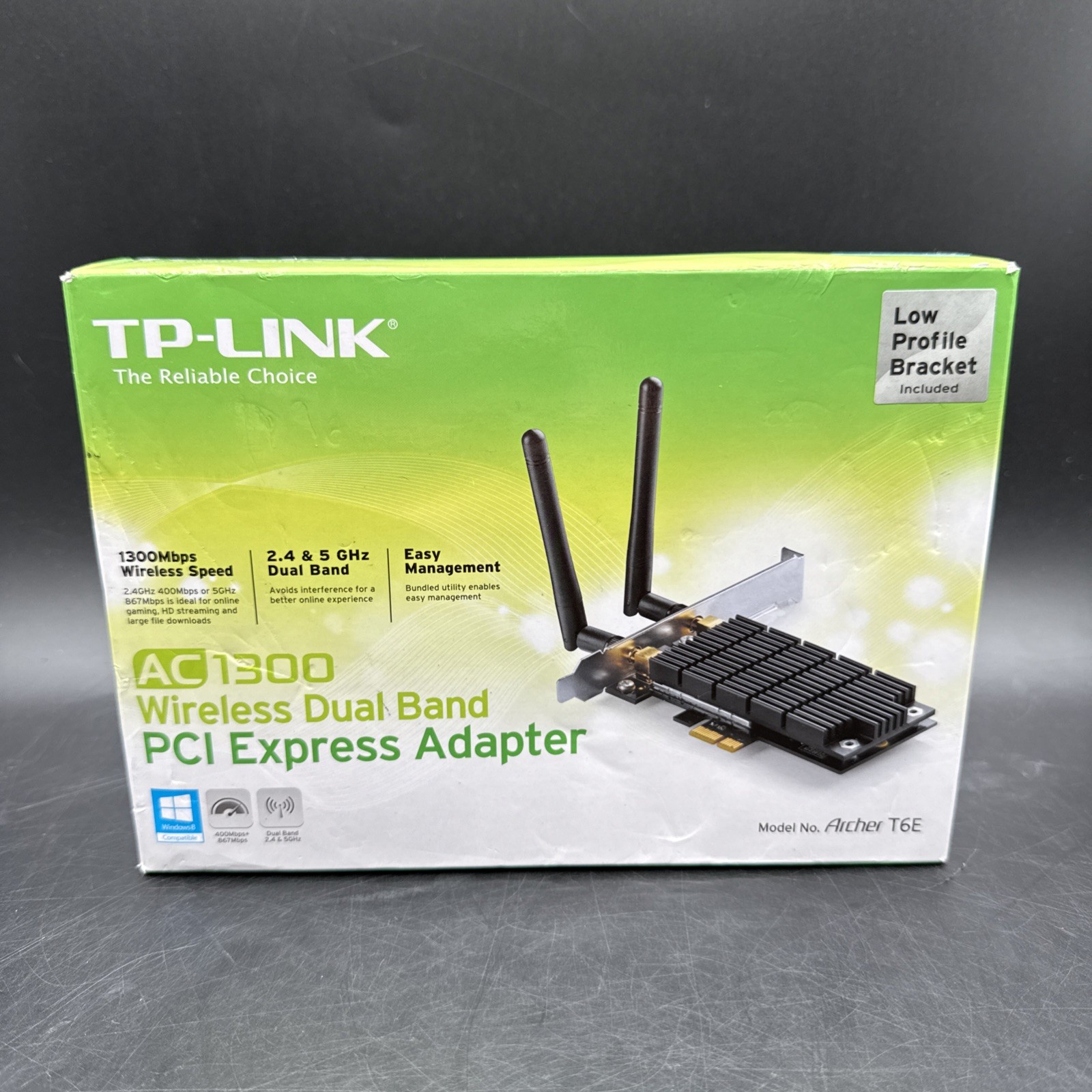 TP-Link Archer T6E (US) AC1300 Wireless Dual Band PCI Express Adapter