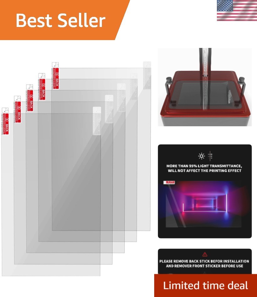 5PCS Screen Protector for Anycubic Photon Mono 4/Ultra - Ultimate Protection Set
