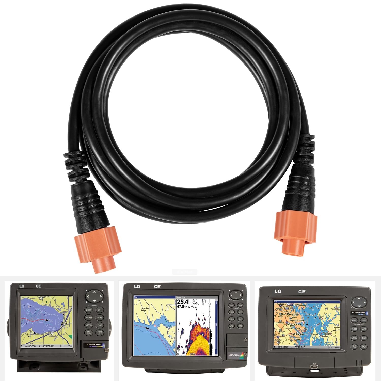 6 FT 1.82M Ethernet Crossover Network Cable 3005.6855 Replacement For Lowrance