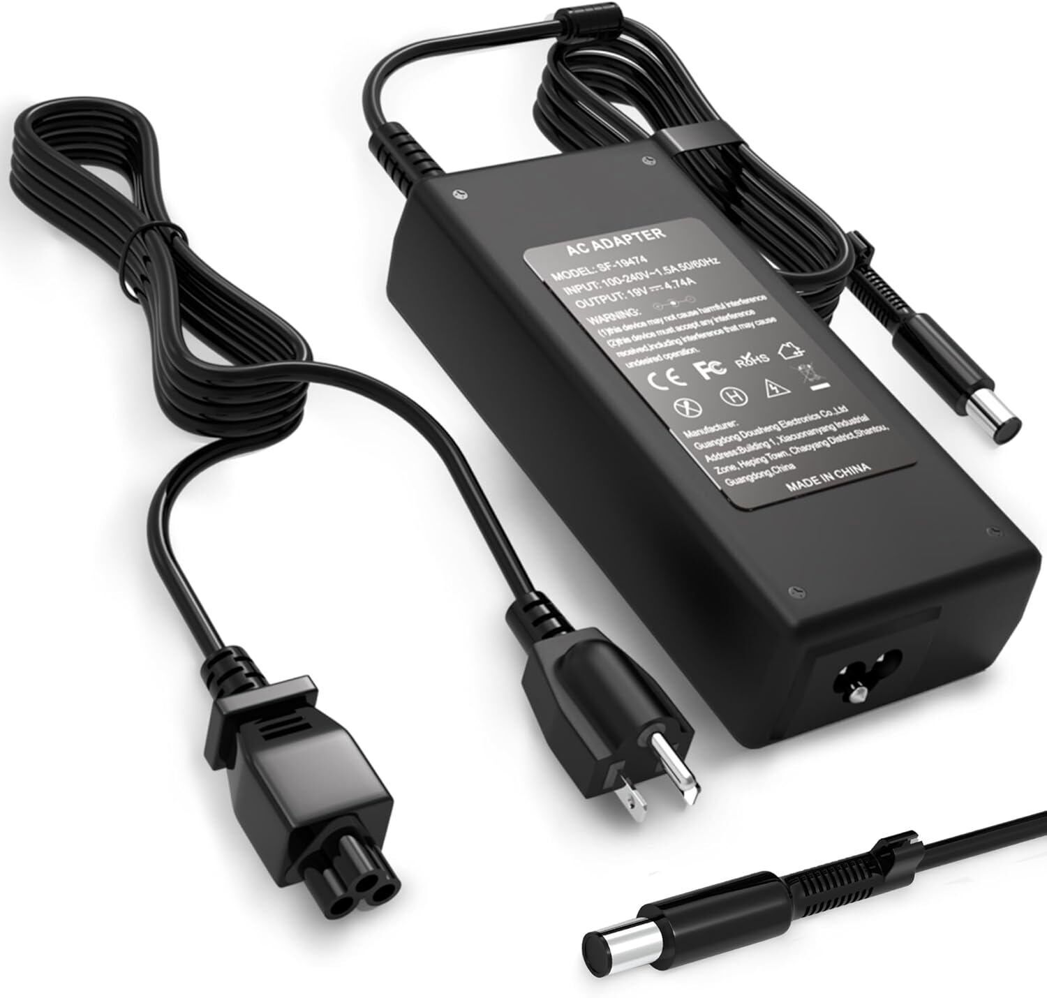 90W 65W AC Adapter Power Supply Cord Charger for HP Pavilion All-in-One 27" 24" 