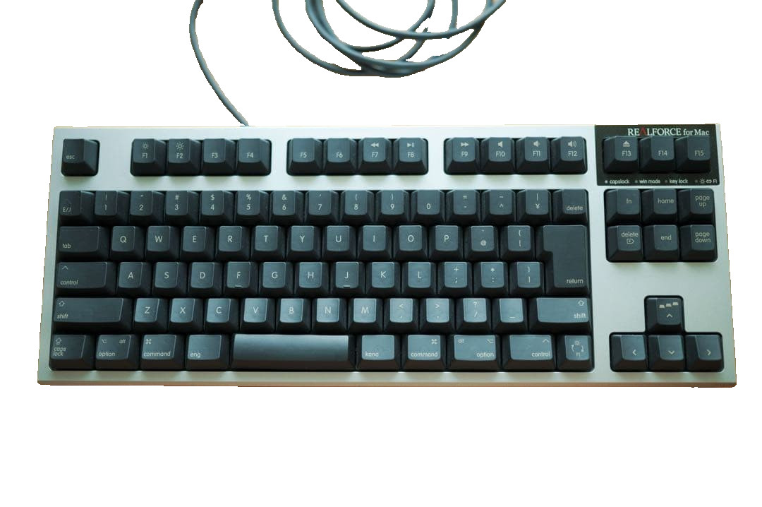 Topre REALFORCE R2 Tenkeyless PFU Limited Edition For MAC Japanese Layout Tested