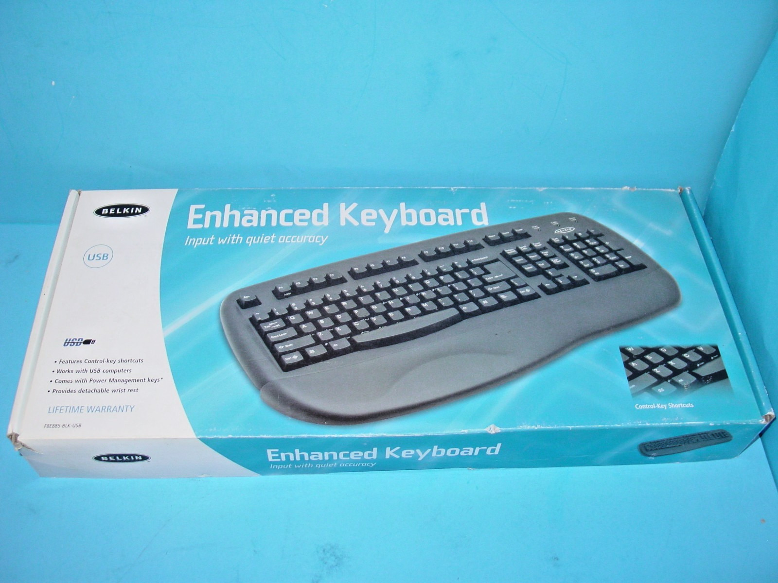 Belkin Enhanced Keyboard USB F8E885-BLK-USB