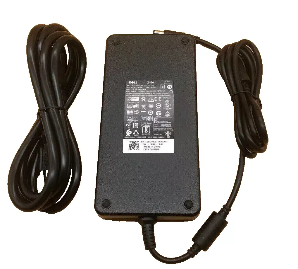 Genuine Dell Alienware Flextronics 240W 19.5V AC Adapter PA-9E 0FHMD4