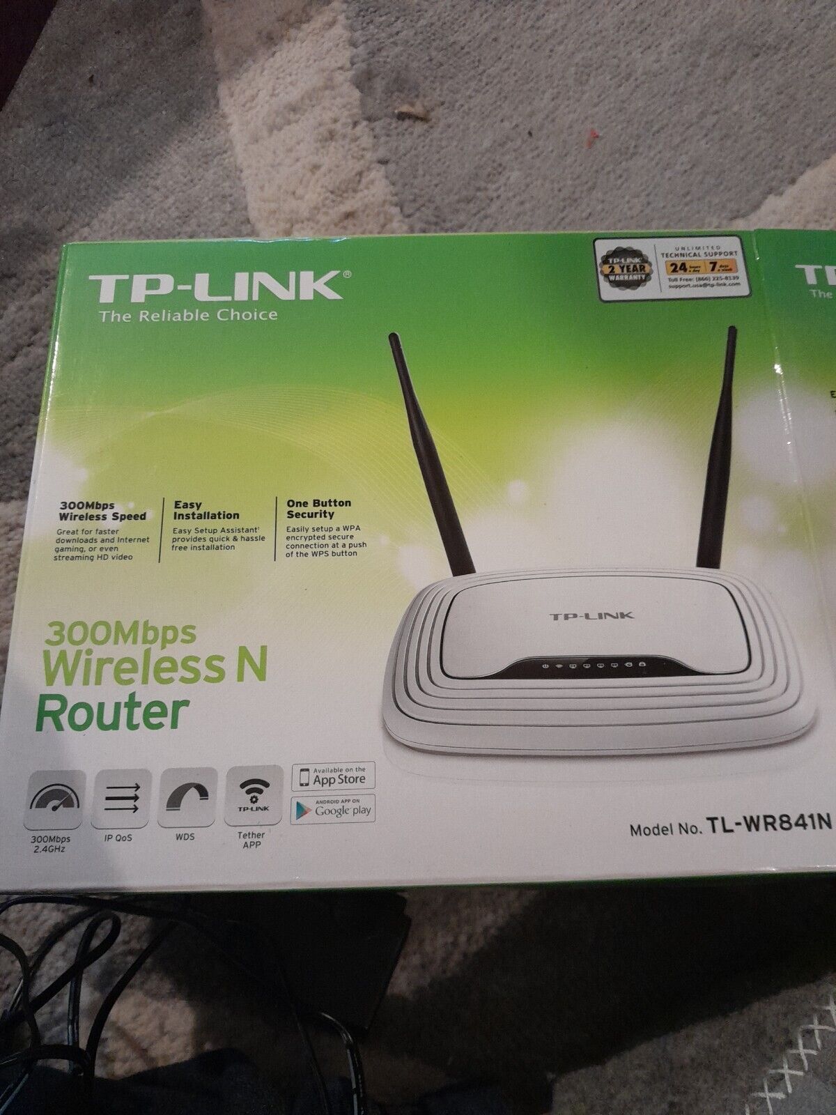 TP-Link TL-WR841N 2.4GHz N300 300Mbps Wireless WiFi Router / AP / Range Extender