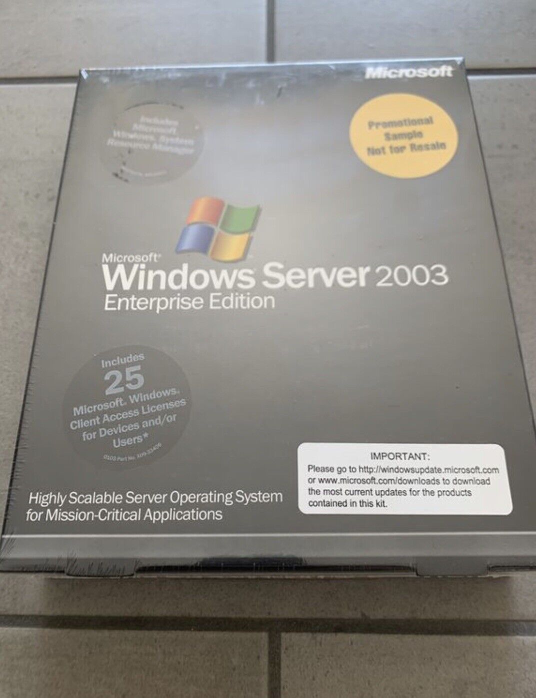 Microsoft®Windows Server 2003 Enterprise Edition • NEW • Sealed
