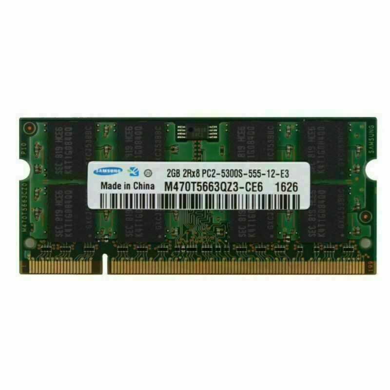 For Samsung 2GB 2RX8 PC2-5300S DDR2 667MHz 200Pin Laptop Memory So-dimm RAM