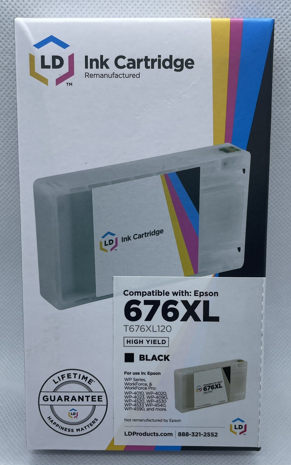 LD Ink Cartridge T676XL120 High Yield Black