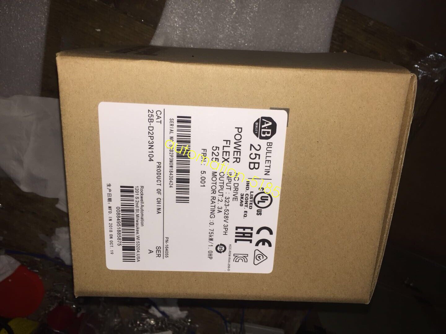 1PC AB Frequency converter 25B-D2P3N104 NEW fedex or DHL