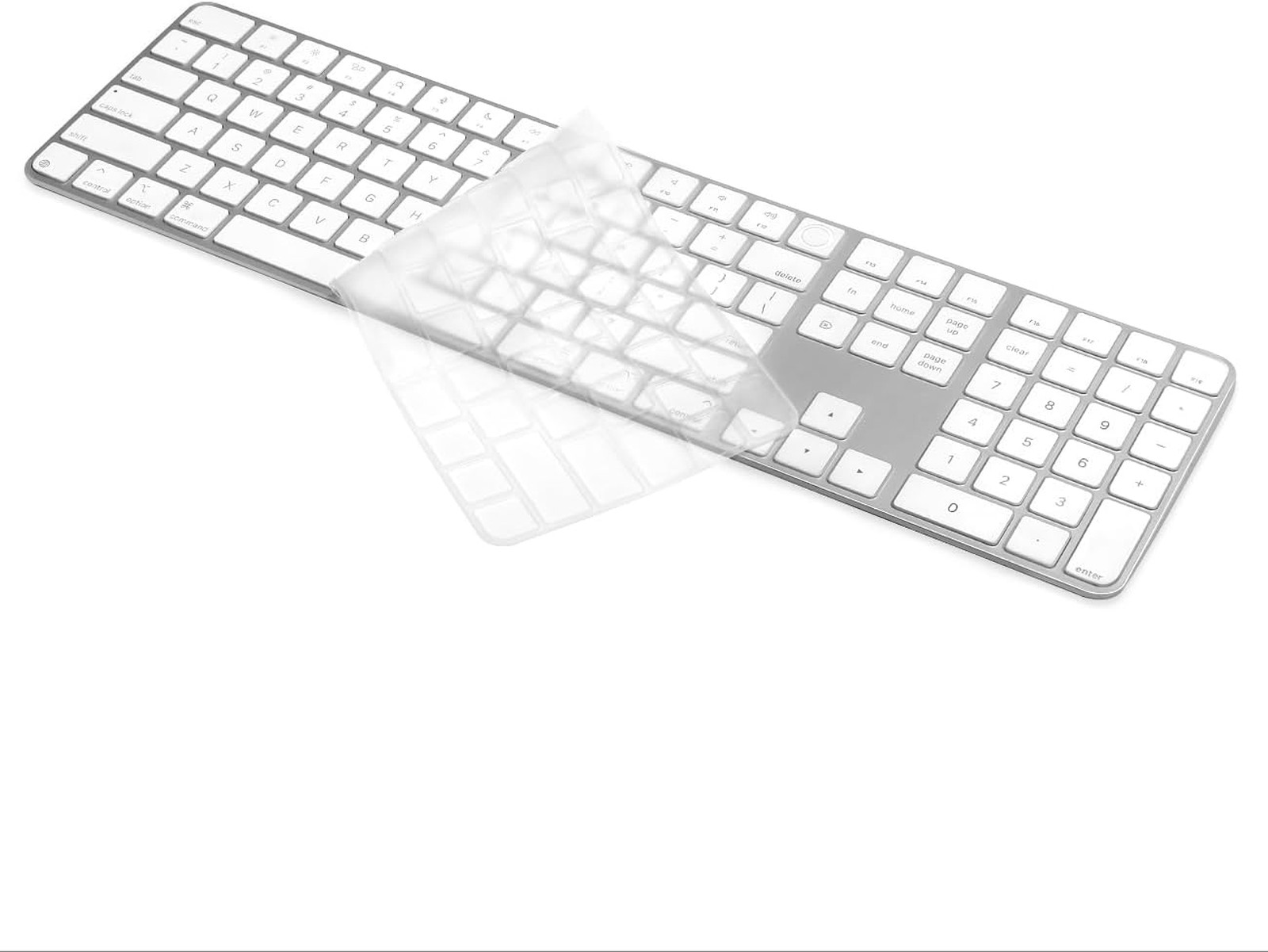 Keyboard Cover for 2024 Magic Keyboard with Touch ID and Numeric Keypad A3119