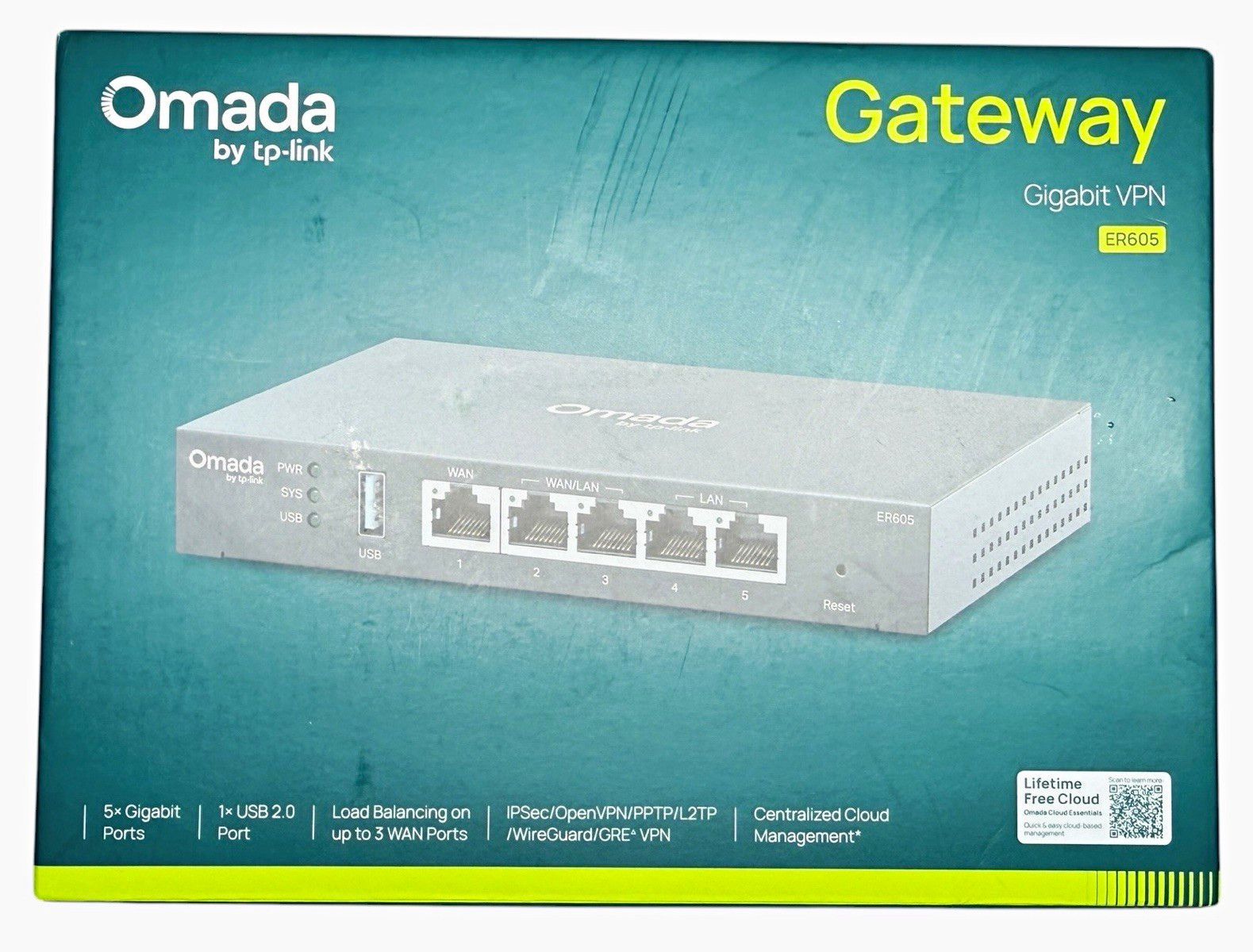 TP-Link Omada ER605 Gigabit VPN Gateway Router 5-Port SDN New Open Box 