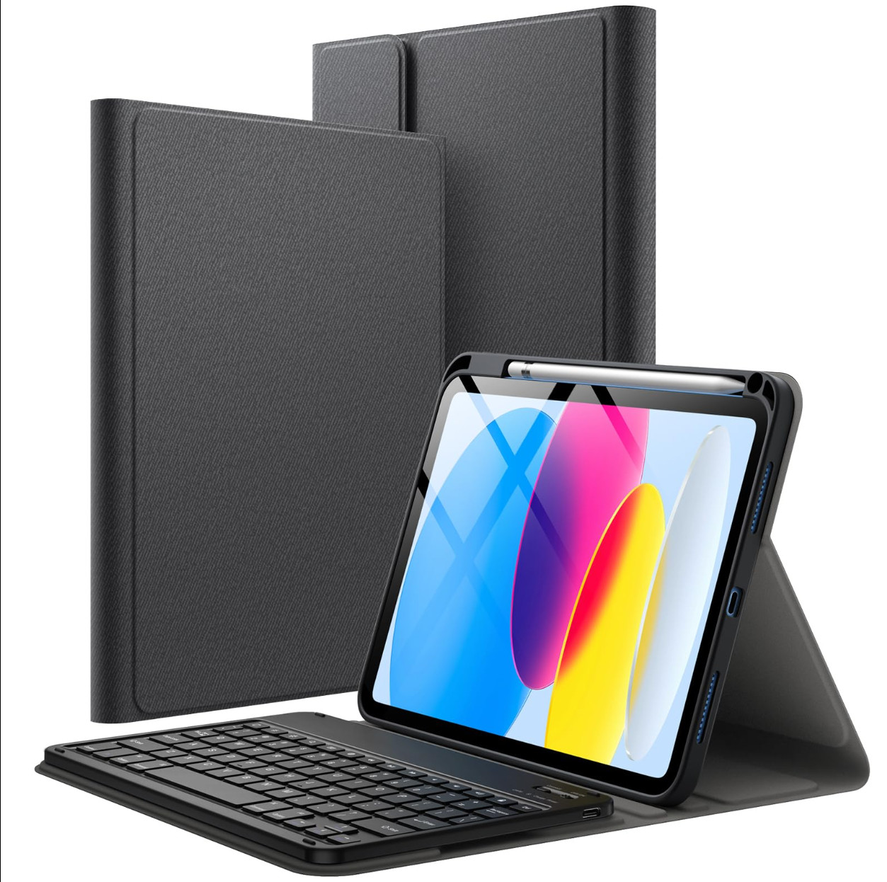 JETech Keyboard Case iPad A16 11th/10th Gen 10.9" Bluetooth Magnetic Cover