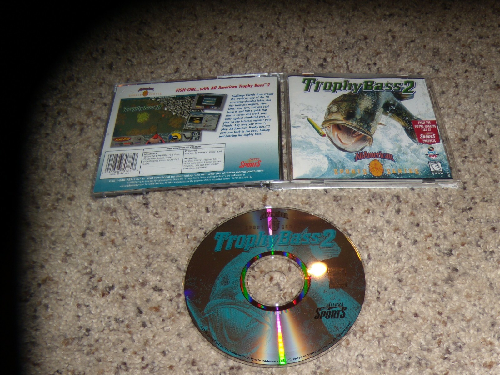 Trophy Bass 2 (PC, 1999) Near Mint Game