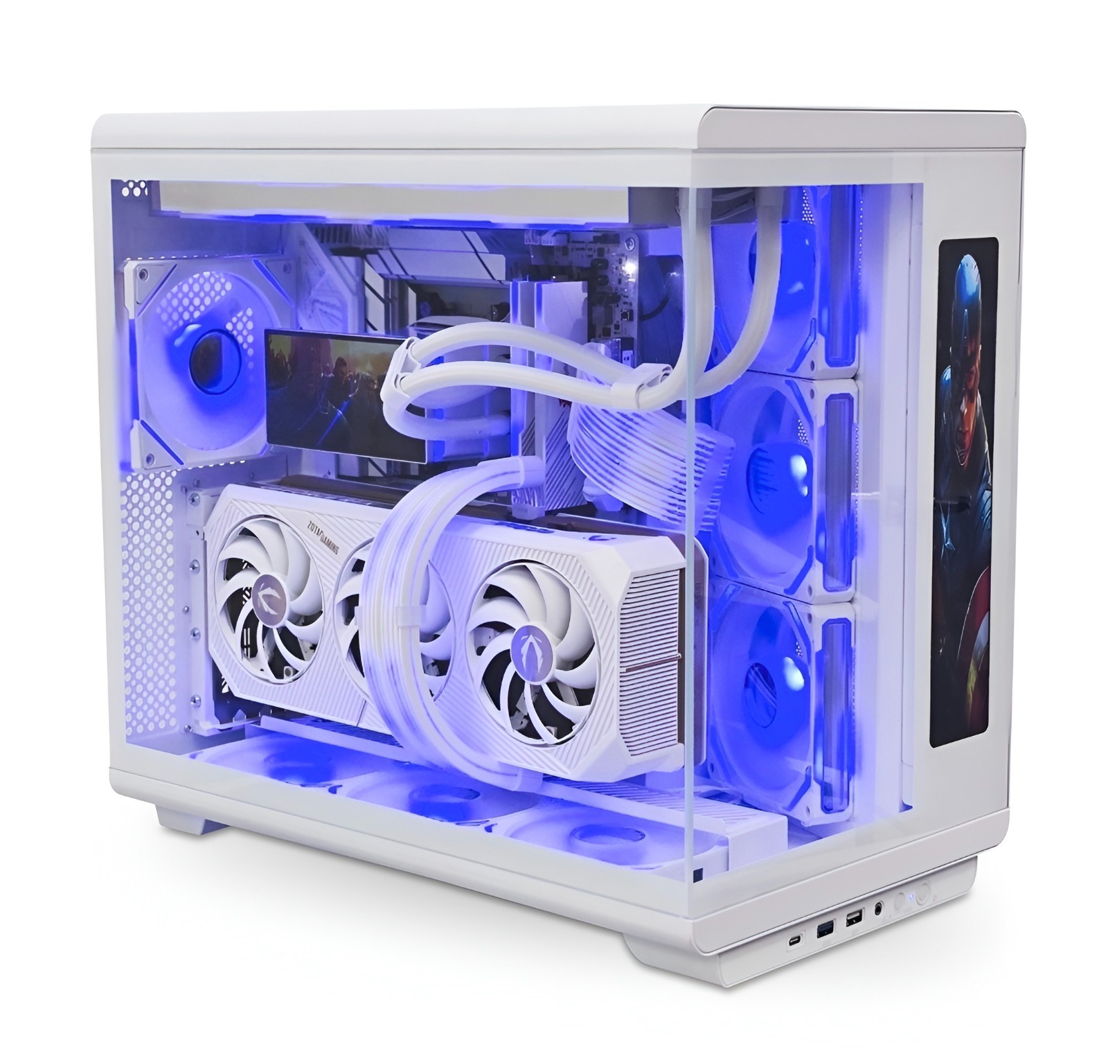 🔥 BlazingTech RTX 5080 Ryzen 7 9800X3D 32GB DDR5 2TB AIO LCD GAMING PC