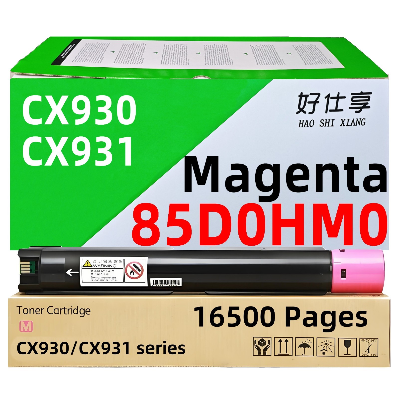 85D0HM0 Magenta Toner Cartridge Compatible for Lexmark CX930 CX931 Color Printer