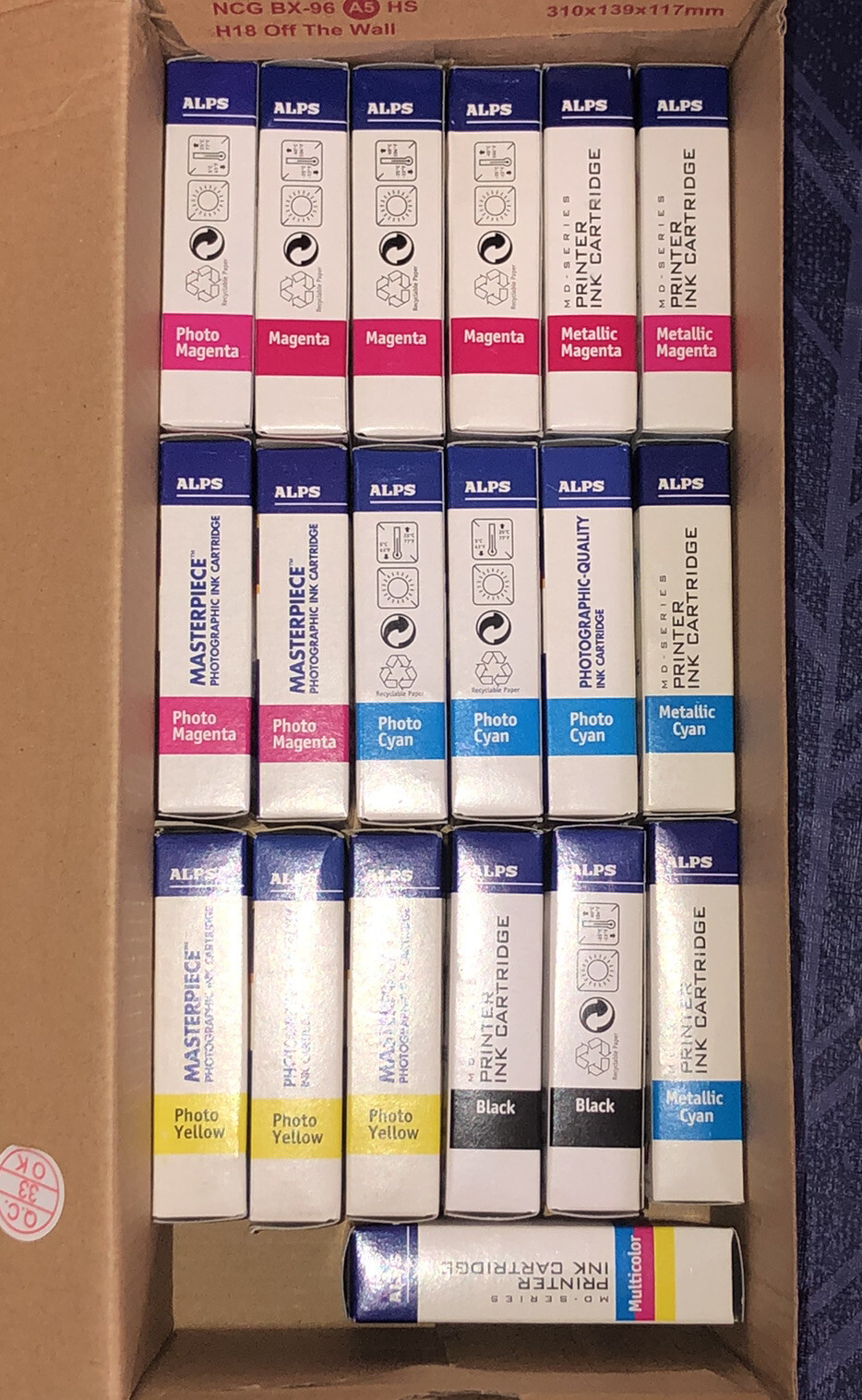 Alps Printer Ink Cartridge Bundle - READ DESCRIPTION (brand New In Package) Lot