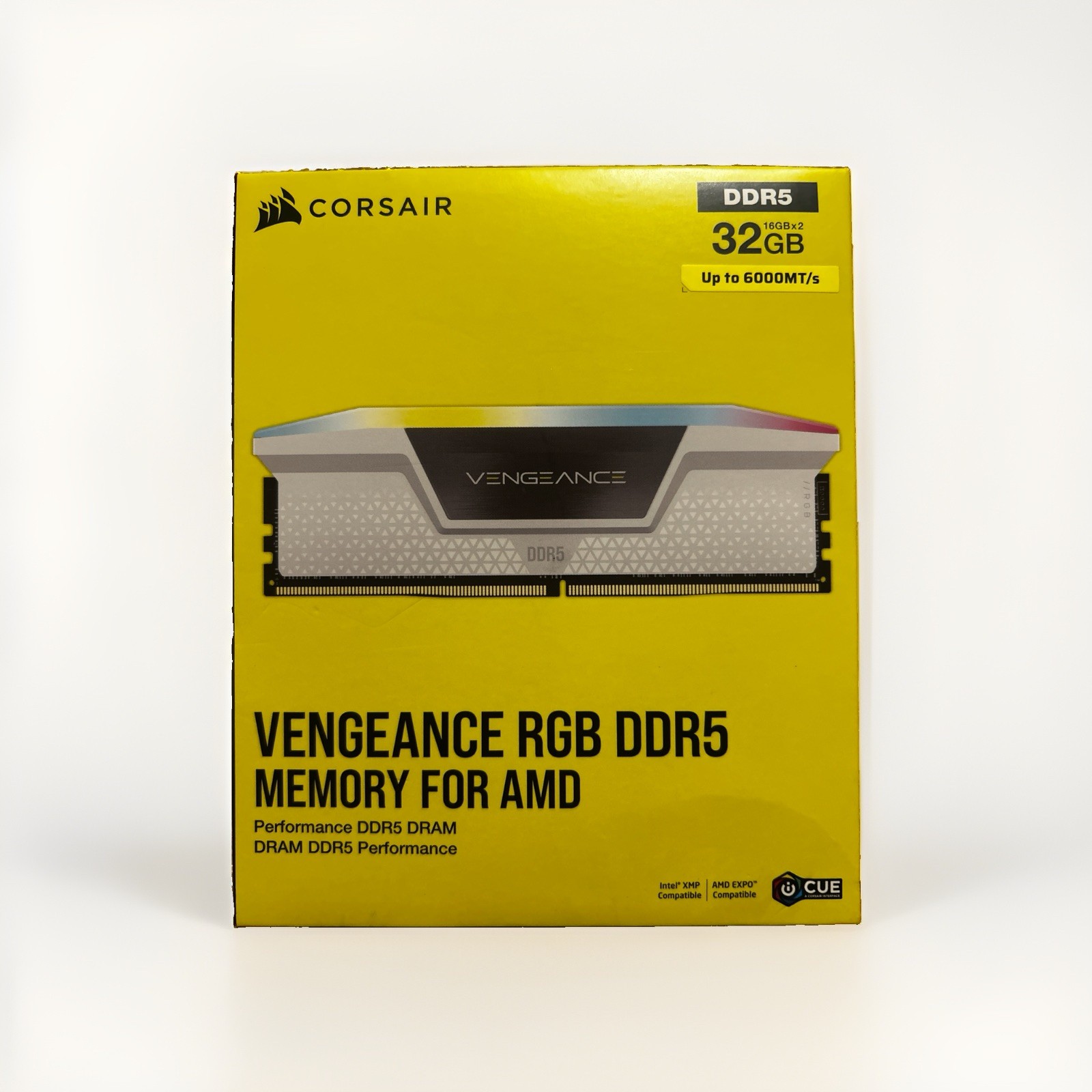 CORSAIR Vengeance RGB 32GB DDR5-6000 CL30 White XMP EXPO 2x16GB NEW