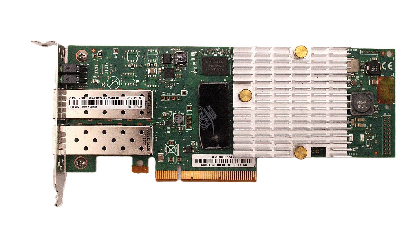 IBM QLE3262-CU-IBM Dual Port 10GB Network Adapter 90Y4605 Half Height