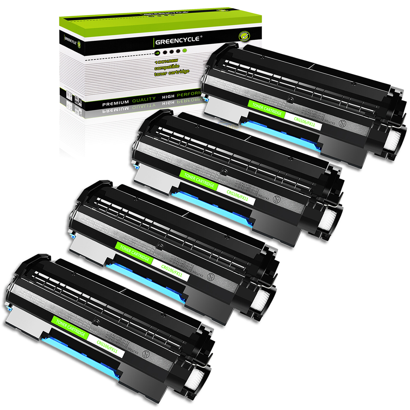 4PK C106 0264B001 Toner Cartridge For Canon ImageClass MF6550 6530 MF6560 MF6595