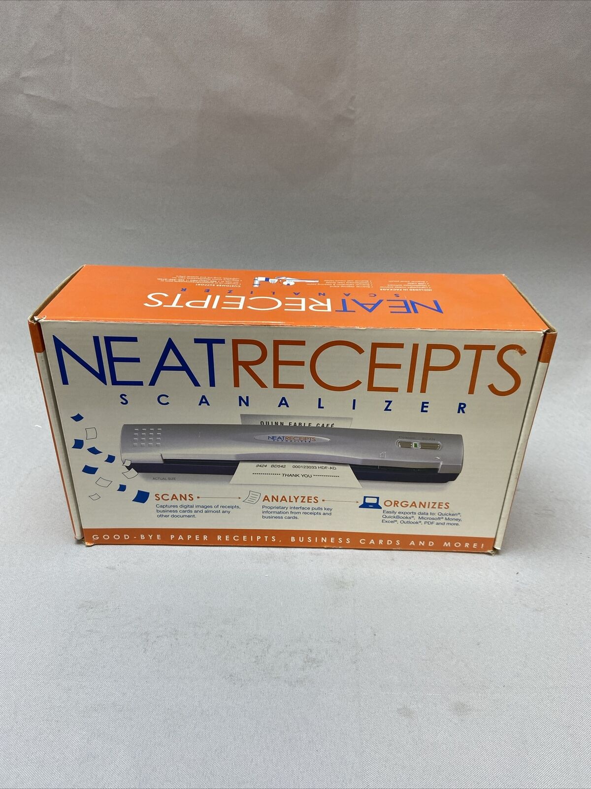 Neat Receipts Mobile Scanner Digital Filing System Scanalizer