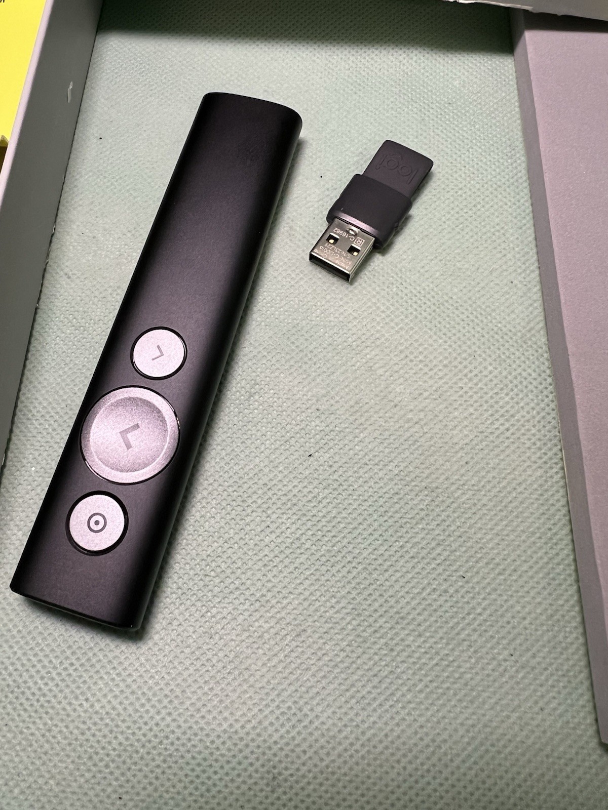 Logitech Spotlight Presentation Remote - Black (Used Once, Works Perfectly)