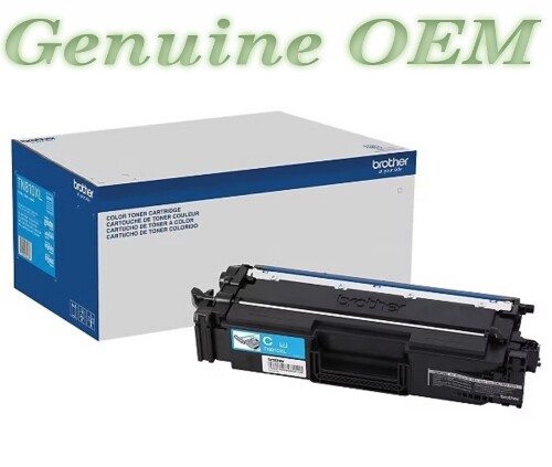 TN-810XLC/TN810XLC Original OEM Brother Toner Cartridge, Cyan High Yield Genuine