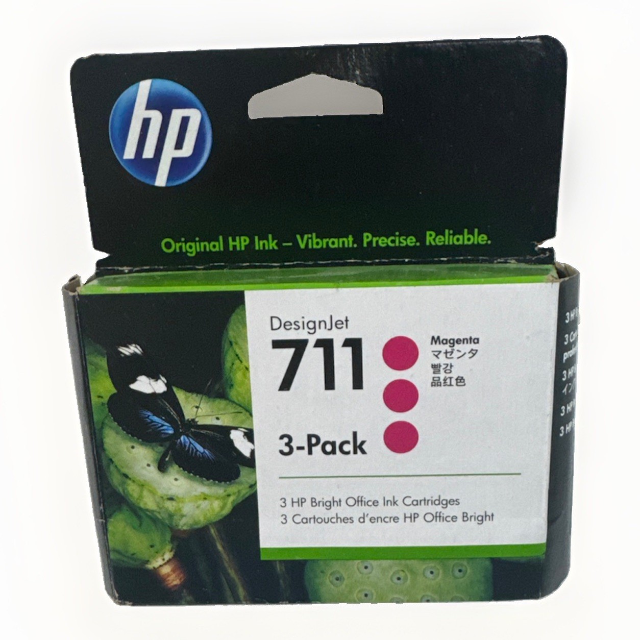 New Sealed  OEM HP 711 3-pack 29-ml Magenta DesignJet Ink Cartridge, EXP:2021