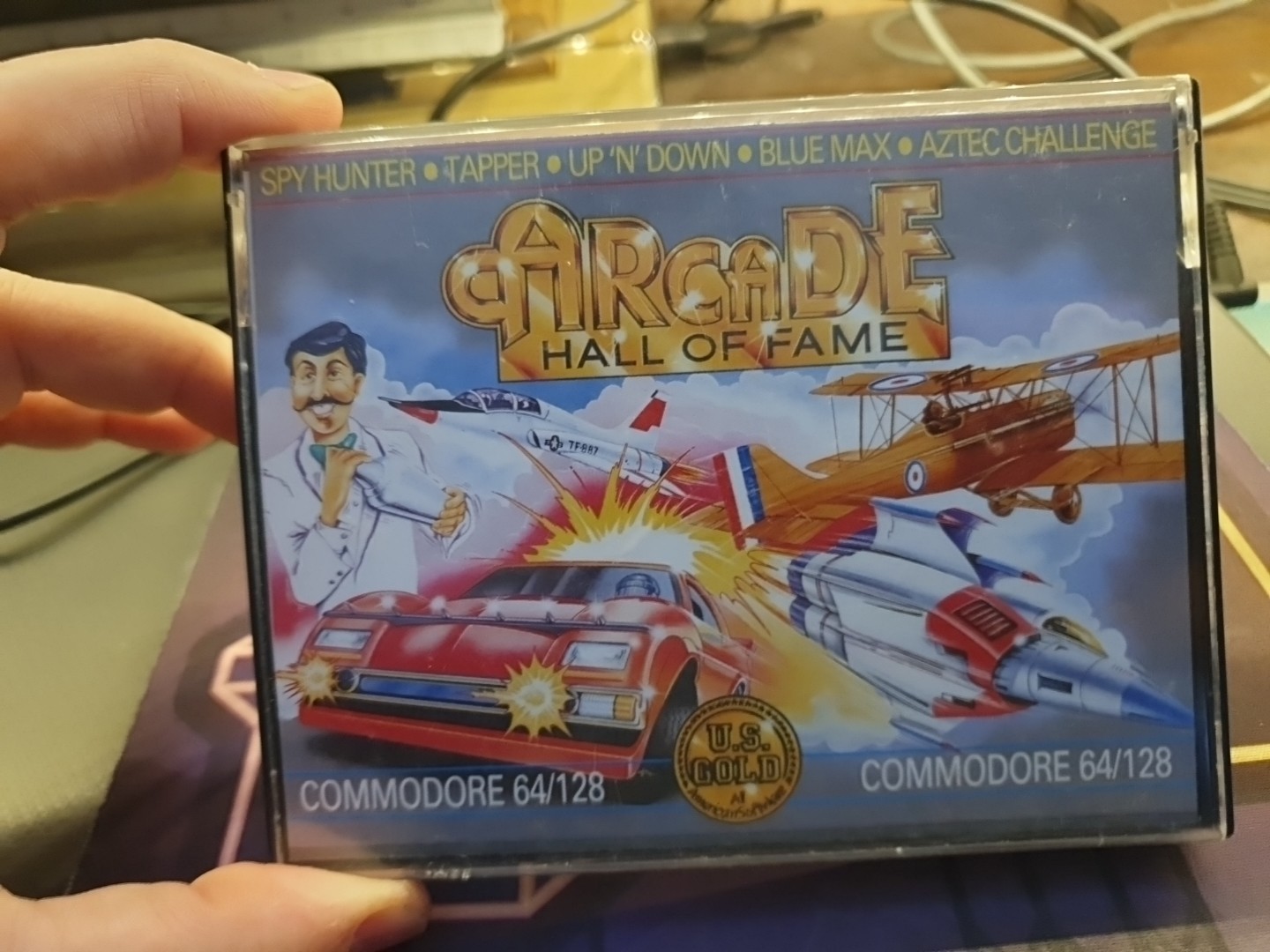 CCOMMODORE 64 ORIGINAL ARCADE COLLECTIBLE CASSETTE GAME ALL OF FAME