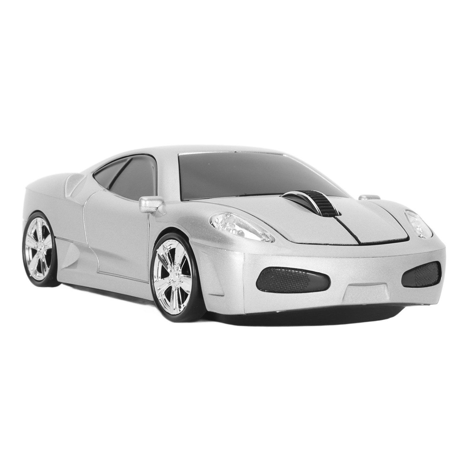 Wireless Mouse Stylish Silver Design For Home Office Use