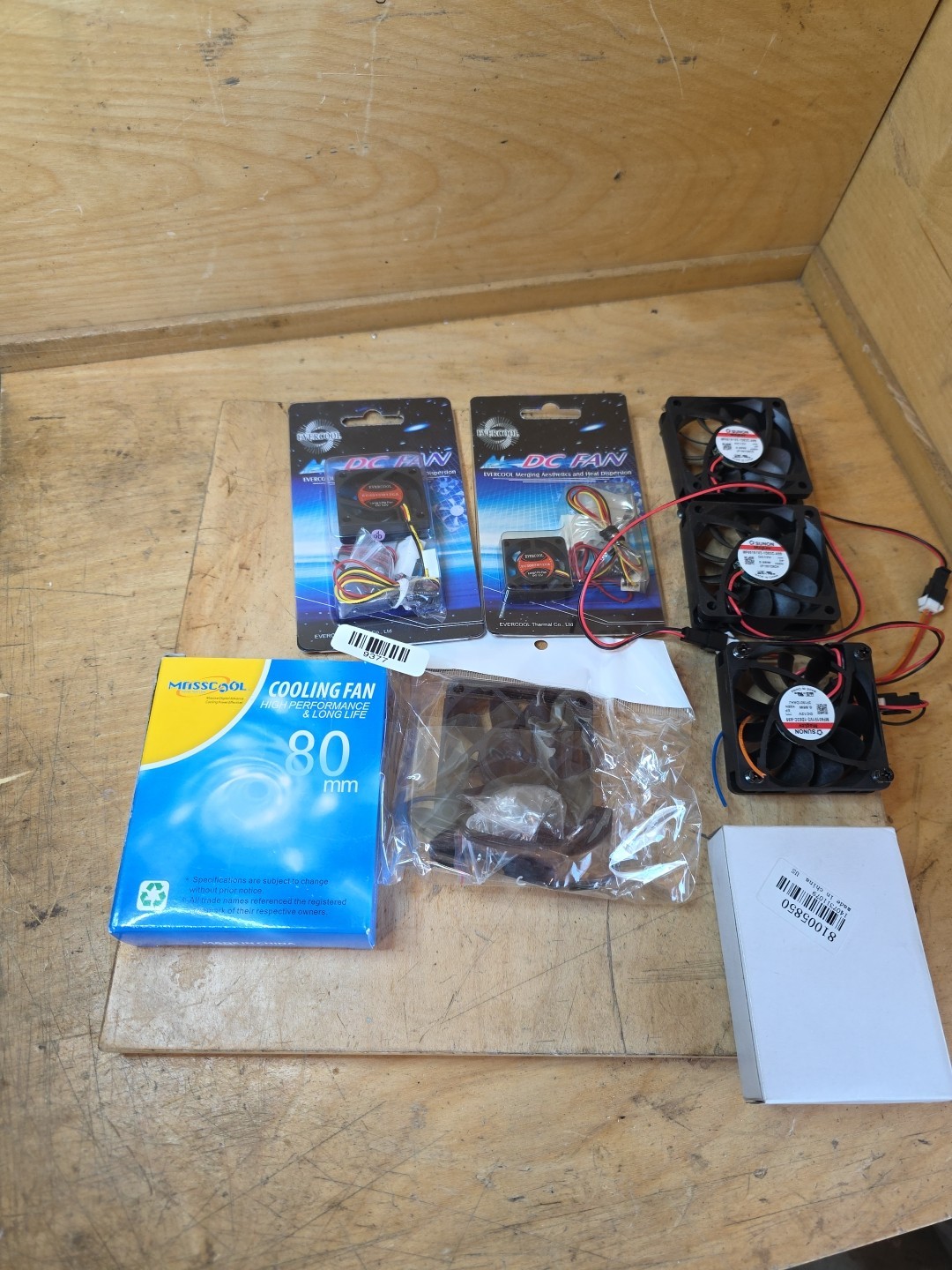 Cooling Fan Lot Of 8