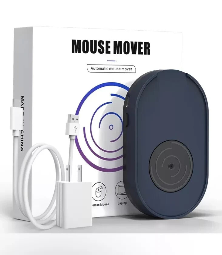 Mouse Jiggler USB Undetectable – Keeps Computer Awake, No Software Needed,