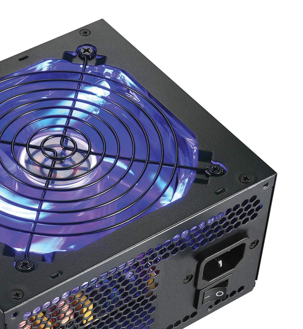ATX-1000-LED Silent 1000W 120mm Blue LED Fan Active Dual Gaming PC Power Supply