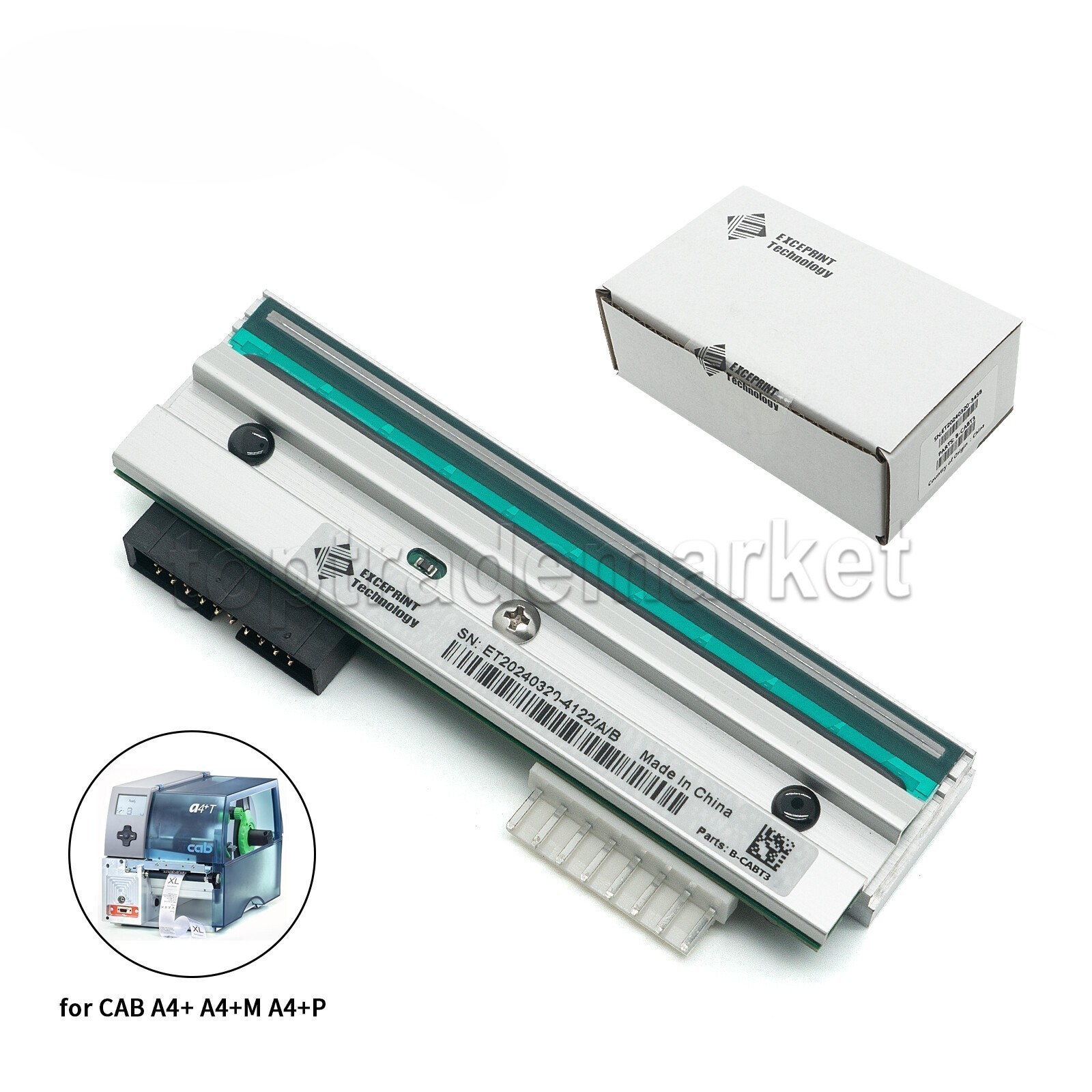 US New Printhead for CAB A4 A4+ XD4T Thermal Label Printer 300dpi 5954072