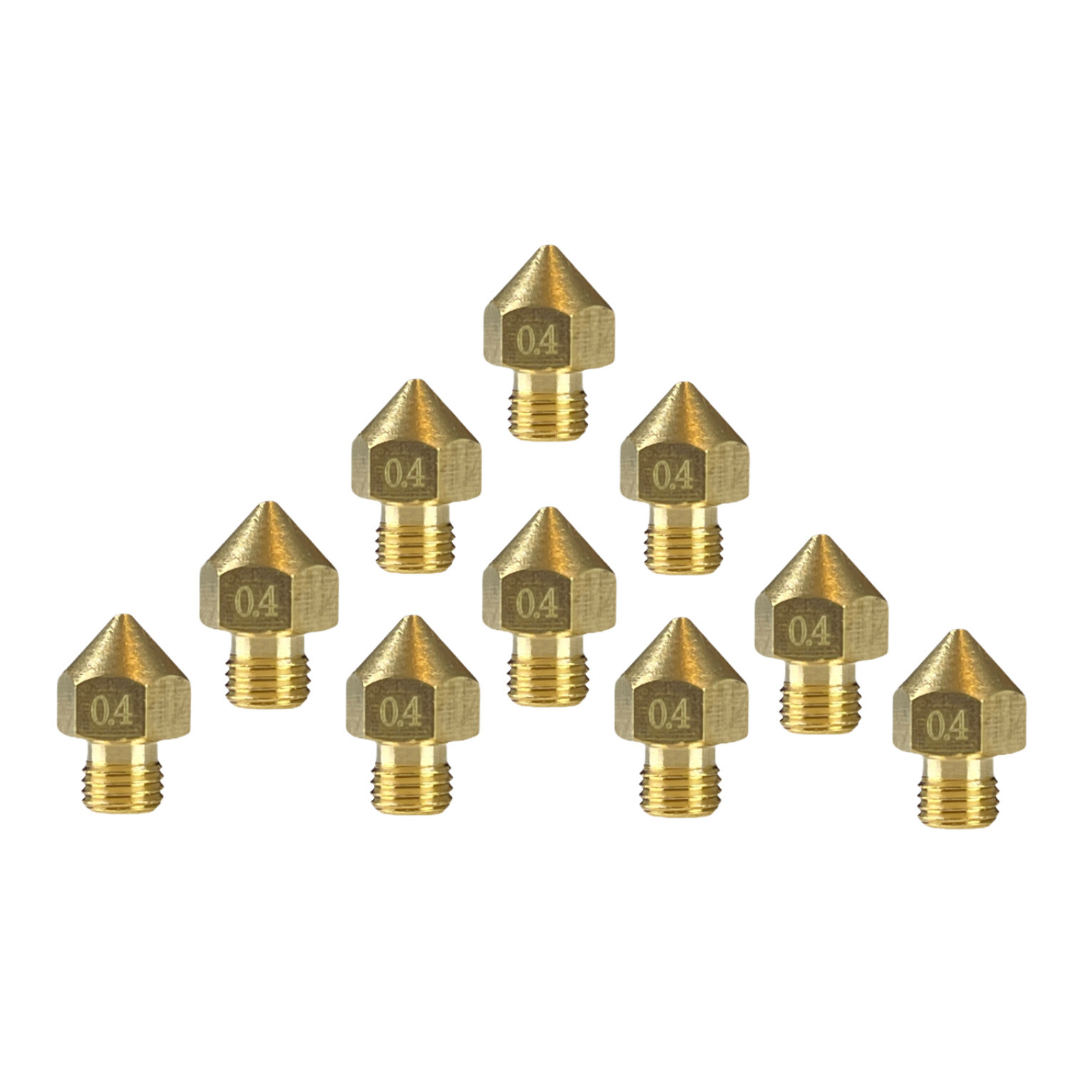 Creality 3D 0.4MM Hotend Extruder Nozzles for CR-10s PRO (10 pack)