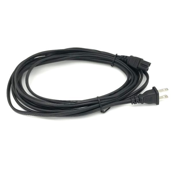 15Ft Polarized AC Power Cord 2 Prong Figure 8 For Sony Samsung Tv Printer Laptop