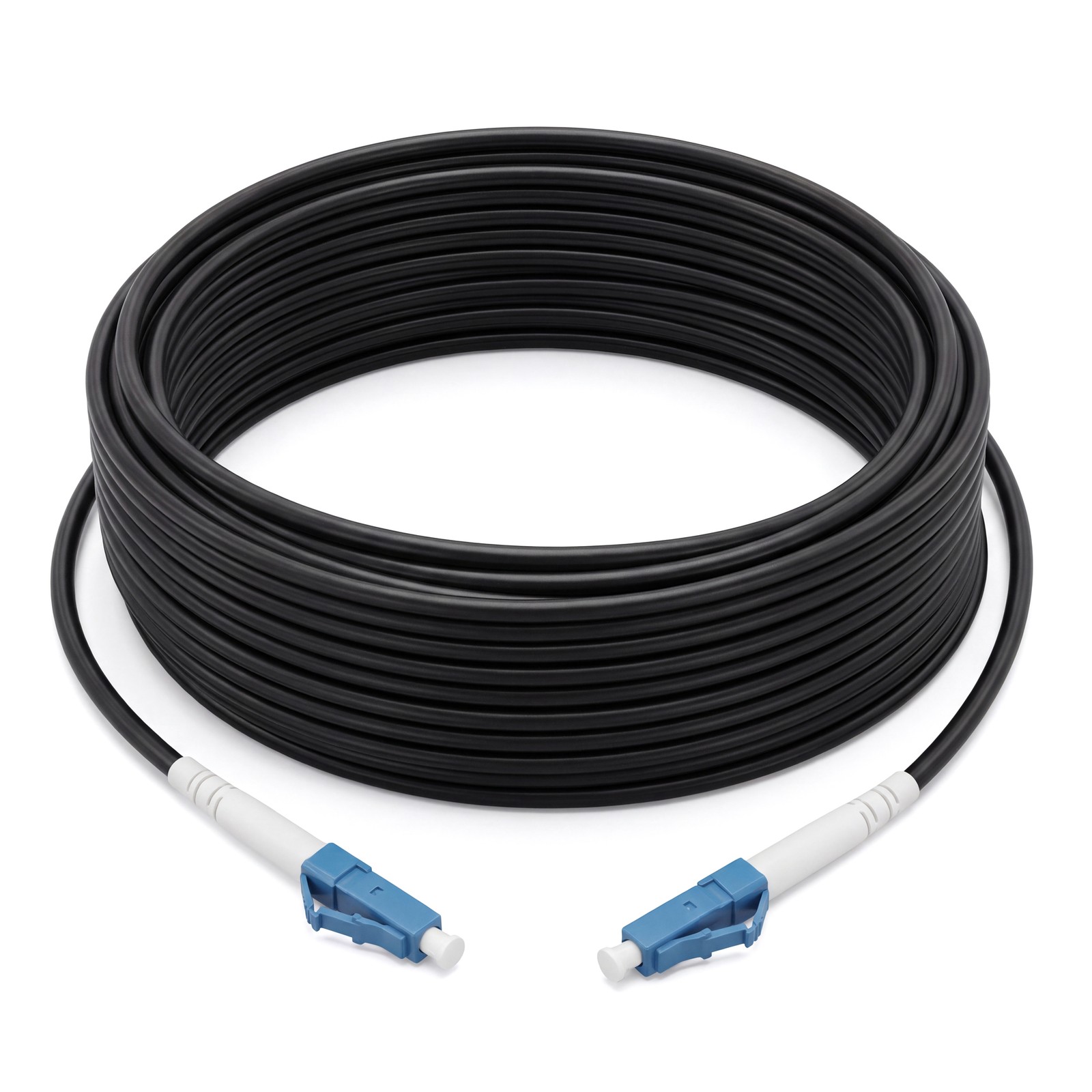 Fiber Optic Patch Cord Single-Core Singlemode Black Cable UPC/LC SC FC ST