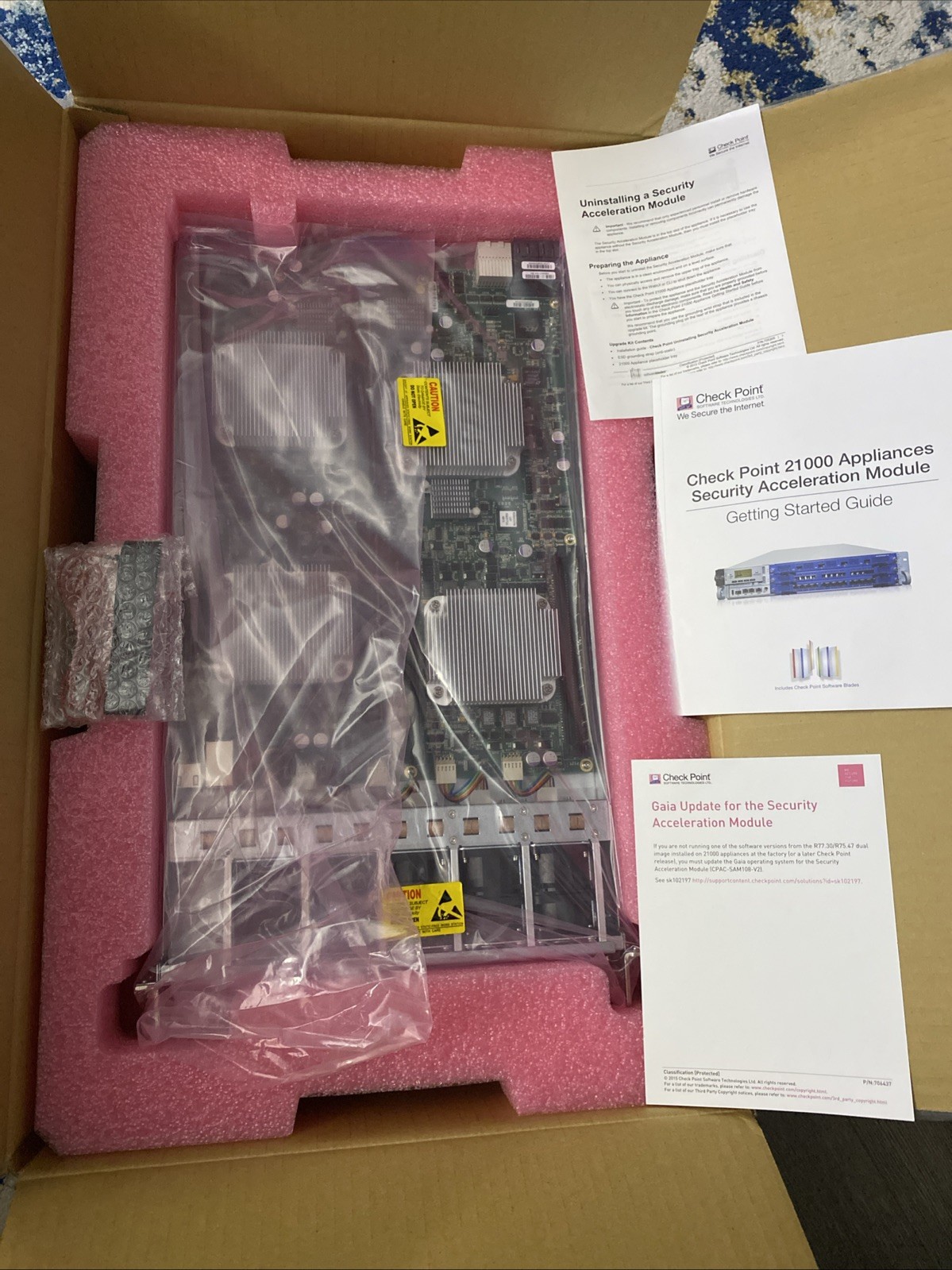Check Point SG21000-ACC CPAC-FP-SAM-21000 Chassis SAM-108 #User Manual Brand New