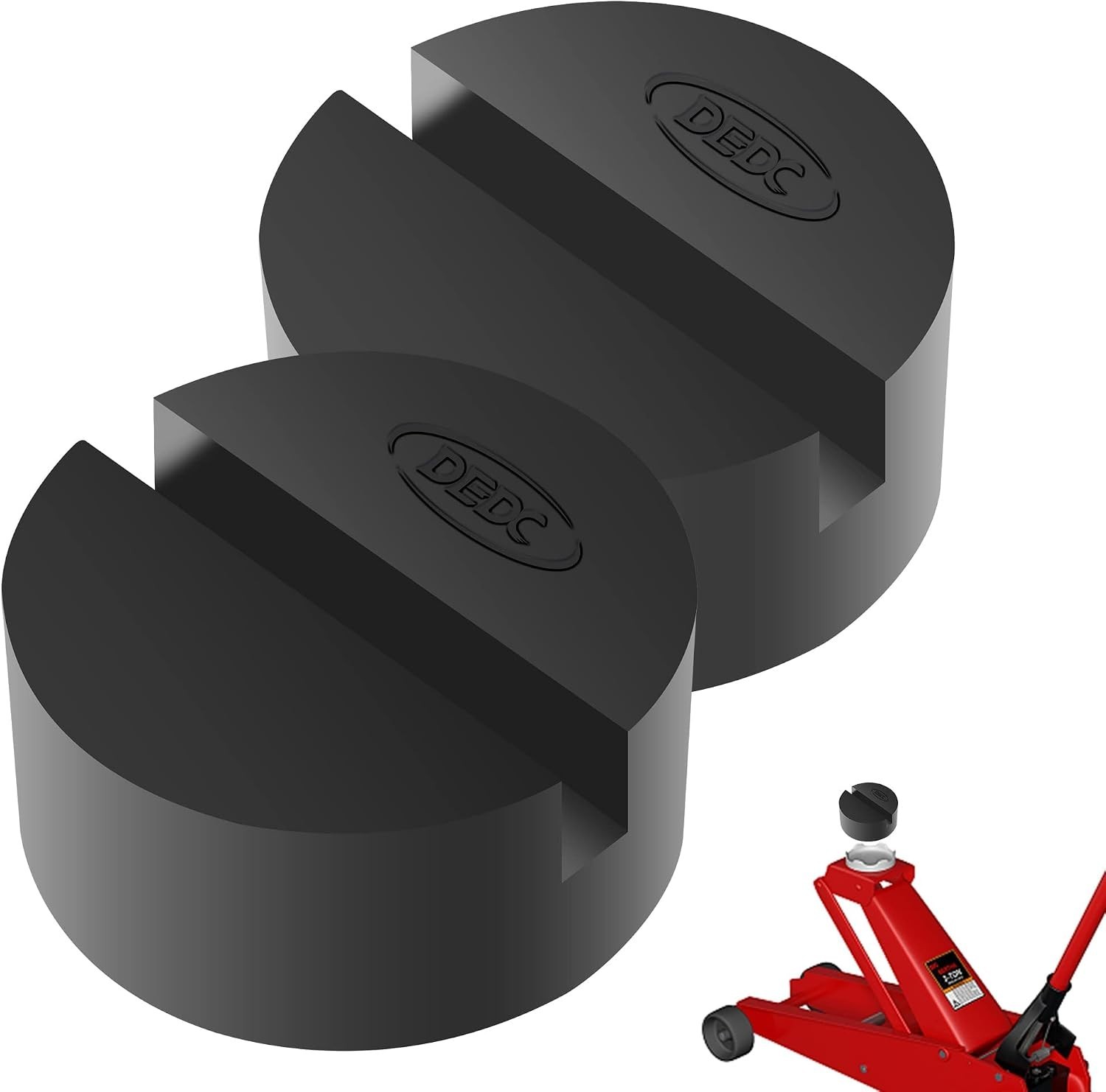 DEDC Universal Jack Stand Pad Adapter Pinch Weld Side Frame Rail 2 pieces