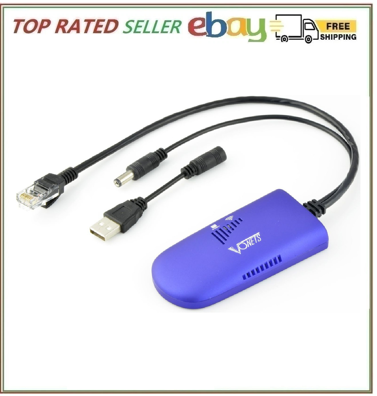 VONETS WiFi to Wired WiFi Bridge Ethernet/Signal Repeater Mini Industrial 2.4...